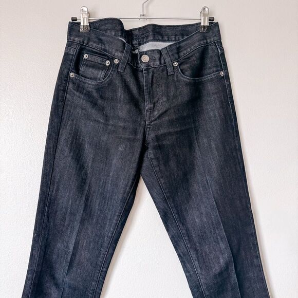 Ralph Lauren Straight Leg Mid Rise Dark Wash Jean Size 27 - Picture 3 of 7